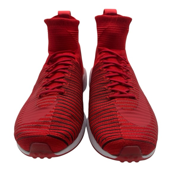 Nike Zoom‎ Mercurial XI Flyknit Shoes Mens 10 University Red Sneakers 844626-600 - Picture 4 of 10